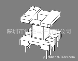 現貨EI19骨架 YC-EI-1904 3+4P骨架、變壓器、電感線圈、骨架廠傢工廠,批發,進口,代購