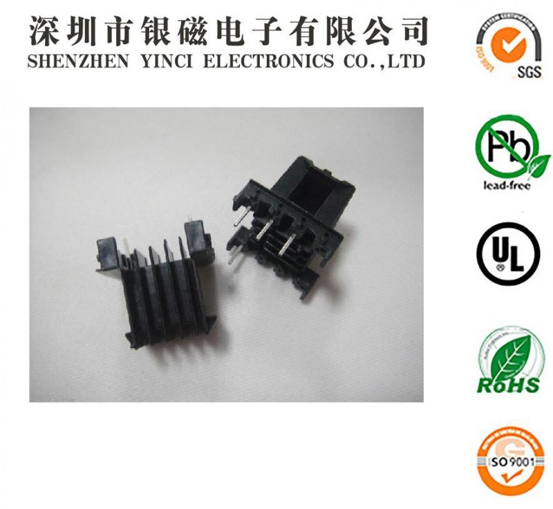 YC-EF-2018 臥式四槽4+4P配EF20磁芯變壓器、電感線圈、塑膠骨架工廠,批發,進口,代購