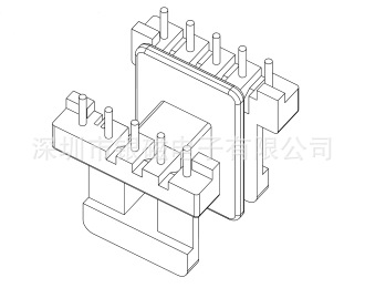 EE13型YC-EE-13-5A骨架 、5+5P立式電感線圈骨架廠傢工廠,批發,進口,代購