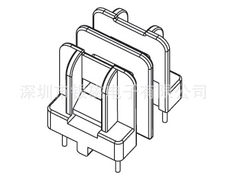 UU10骨架YC-UU-1016，2+2P廠傢直銷，變壓器骨架電感底座工廠,批發,進口,代購