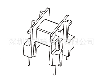 EE25型YC-EE-2510-1 2+2P 骨架 、電感線圈骨架底座廠傢工廠,批發,進口,代購