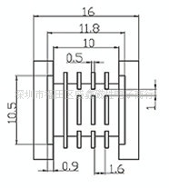 EFD15臥式5槽直插5+5骨架工廠,批發,進口,代購