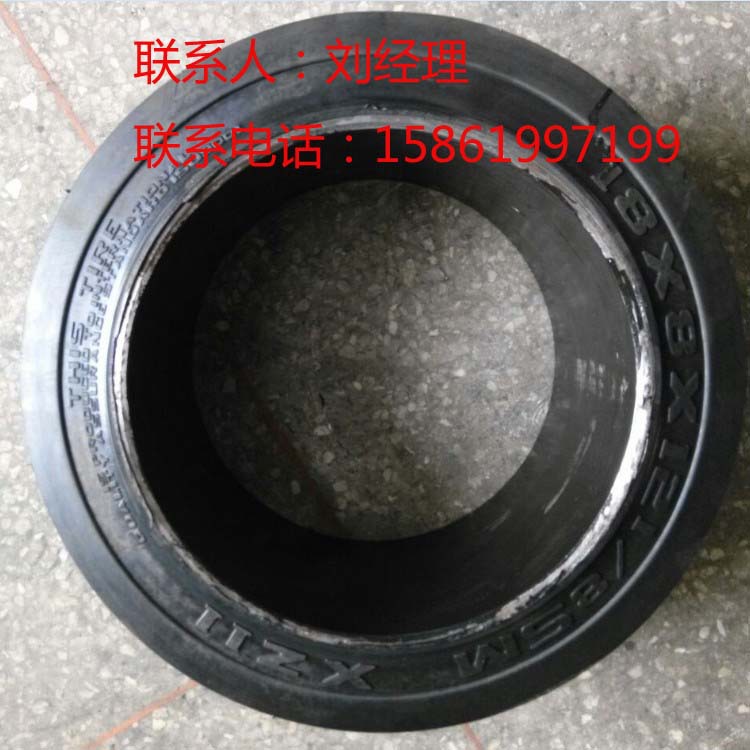 本廠專業生產平板拖車AnyGo實心輪胎18x8x12 1/8sm及配套輪輞批發・進口・工廠・代買・代購