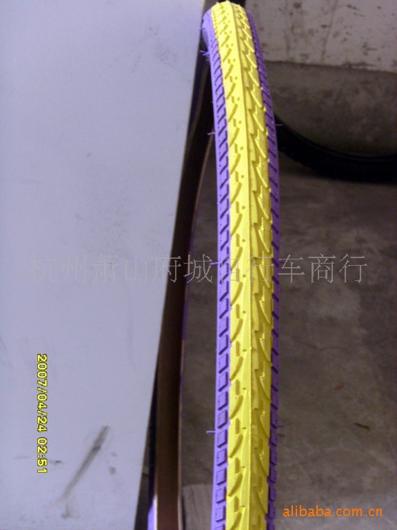 供應自行車電動車彩色內外胎及襯帶(圖)批發・進口・工廠・代買・代購