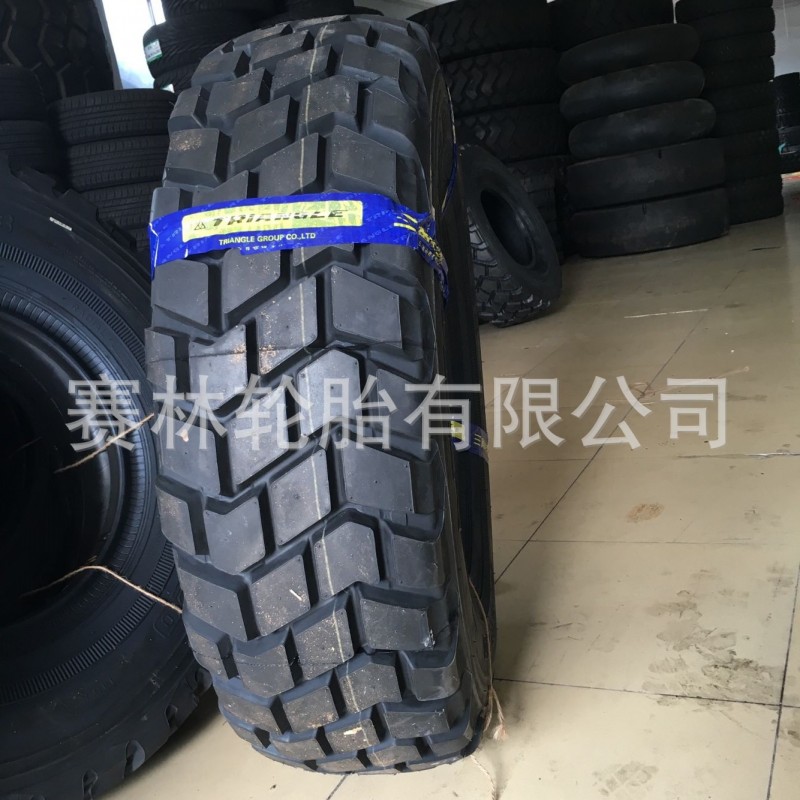 供應軍用輪胎12.5R20越野花紋 三角正品三包輪胎 全鋼輪胎可出口工廠,批發,進口,代購