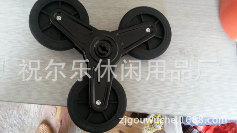 2016最新款靜音加厚鐵架橡塑軟膠能上樓梯的購物車配件通用輪批發・進口・工廠・代買・代購