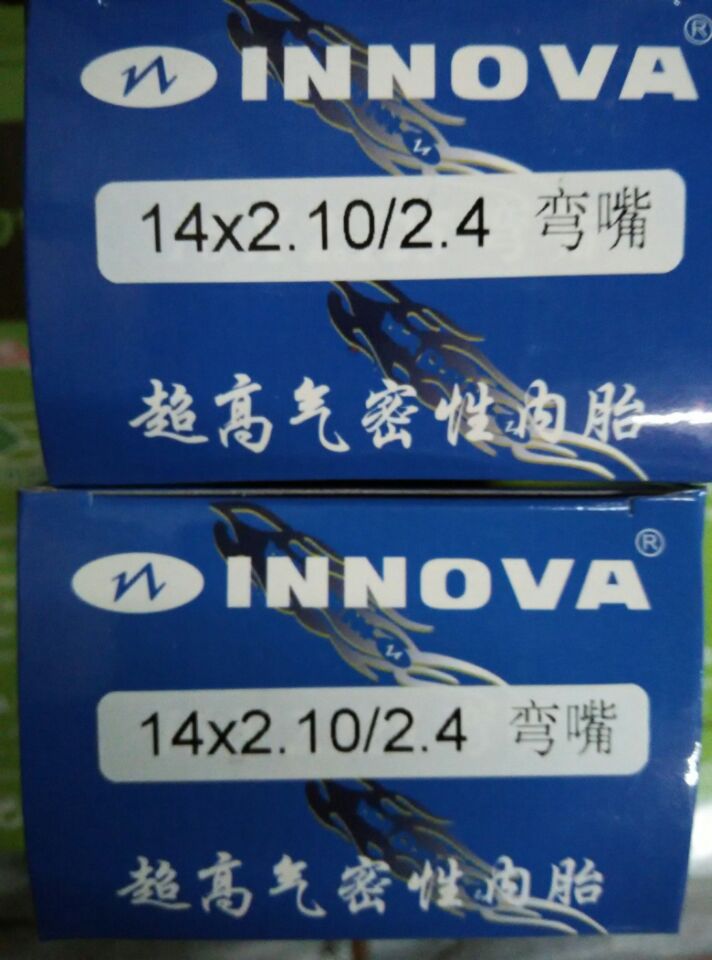 14X2.125伊諾華自行車內胎 美嘴，彎嘴電動車專用,輪胎工廠,批發,進口,代購