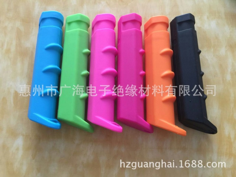 廠傢供應 新款自拍桿手柄膠套 彩虹自拍桿膠套 彩色可愛矽膠套批發・進口・工廠・代買・代購