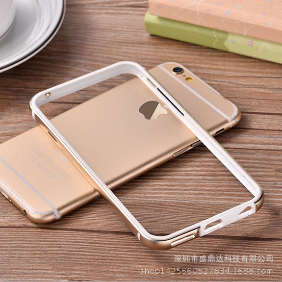 iphone7 7plus手機殼 蘋果7金屬邊框矽膠 超薄鋁殼4.7 5.5工廠,批發,進口,代購