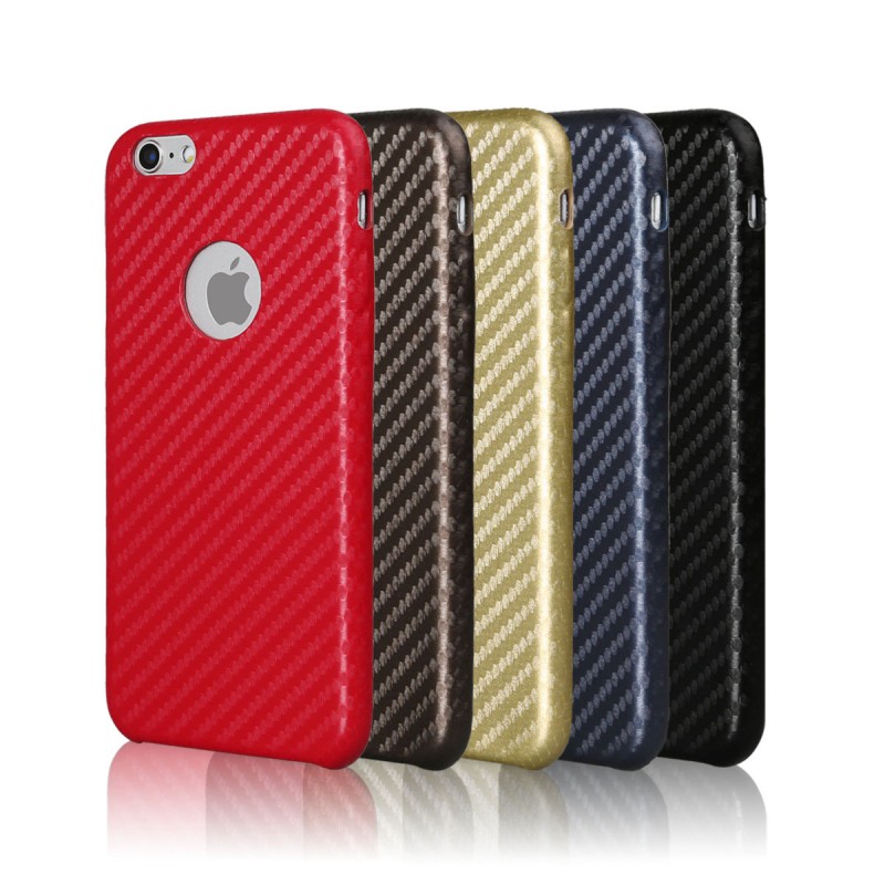 手機保護套碳纖維PU超薄手機殼 iPhone7 6 case手機殼手機殼輕薄工廠,批發,進口,代購