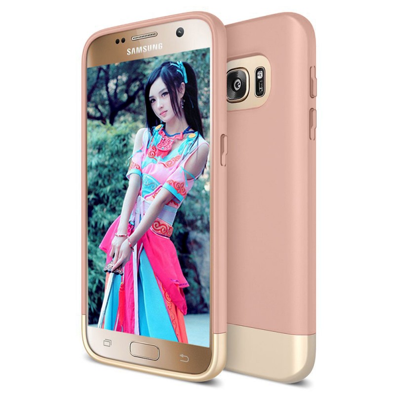 三星S7手機殼中性外貿出口 GALAXY S7 edge保護套撞色拼接PC硬殼批發・進口・工廠・代買・代購