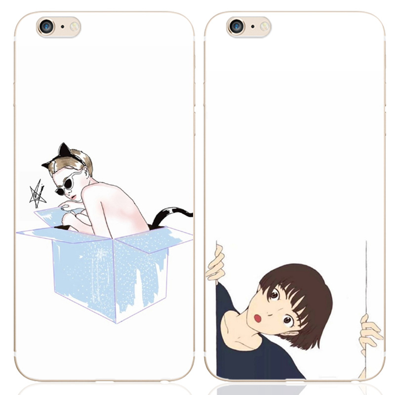 蘋果6手機彩繪殼 iPhone6/7plus tpu超薄軟殼防摔保護套批發・進口・工廠・代買・代購