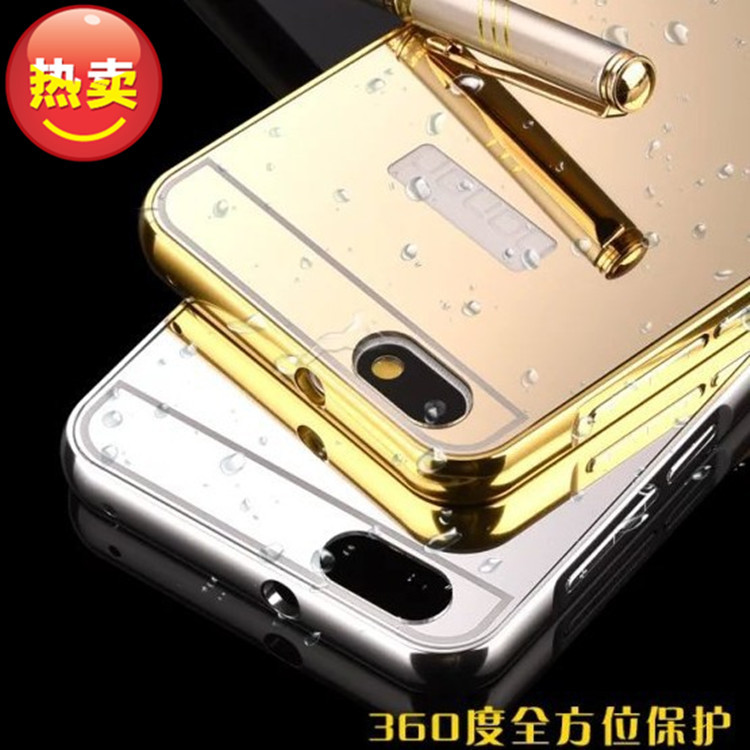 華為榮耀暢玩5X手機殼麥芒4A 4C 4X金屬邊框加後蓋電鍍鏡麵G730批發・進口・工廠・代買・代購