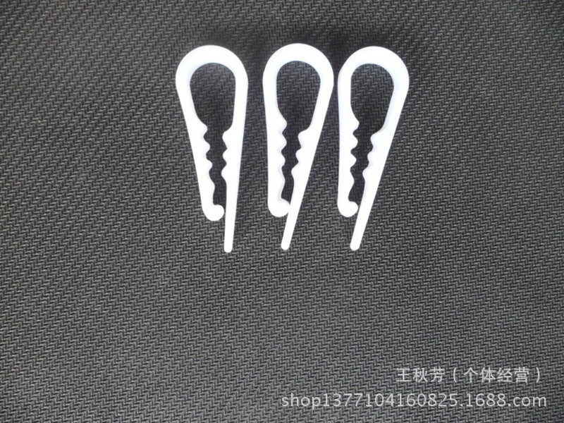 透明塑料牙夾 又字襯衫定位夾 又形襯衣定型夾 服裝夾子 帶牙齒工廠,批發,進口,代購
