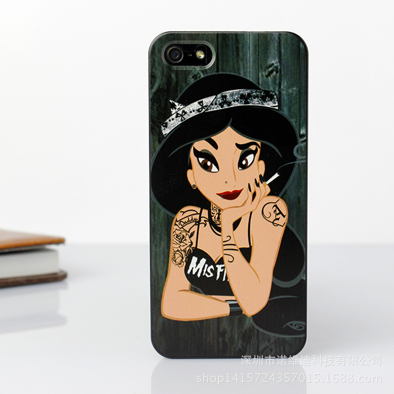 iphone5s彩繪手機殼 蘋果4 punk  jasmine PC手機保護套個性定製批發・進口・工廠・代買・代購