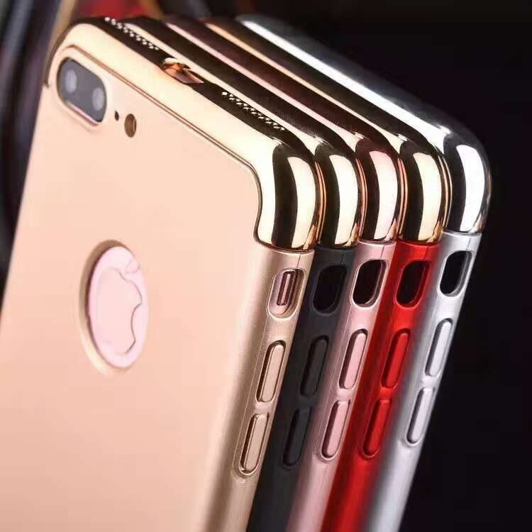 新款蘋果6s手機殼 7電鍍3合1保護套iphone7 plus PC簡約潮 外殼批發・進口・工廠・代買・代購