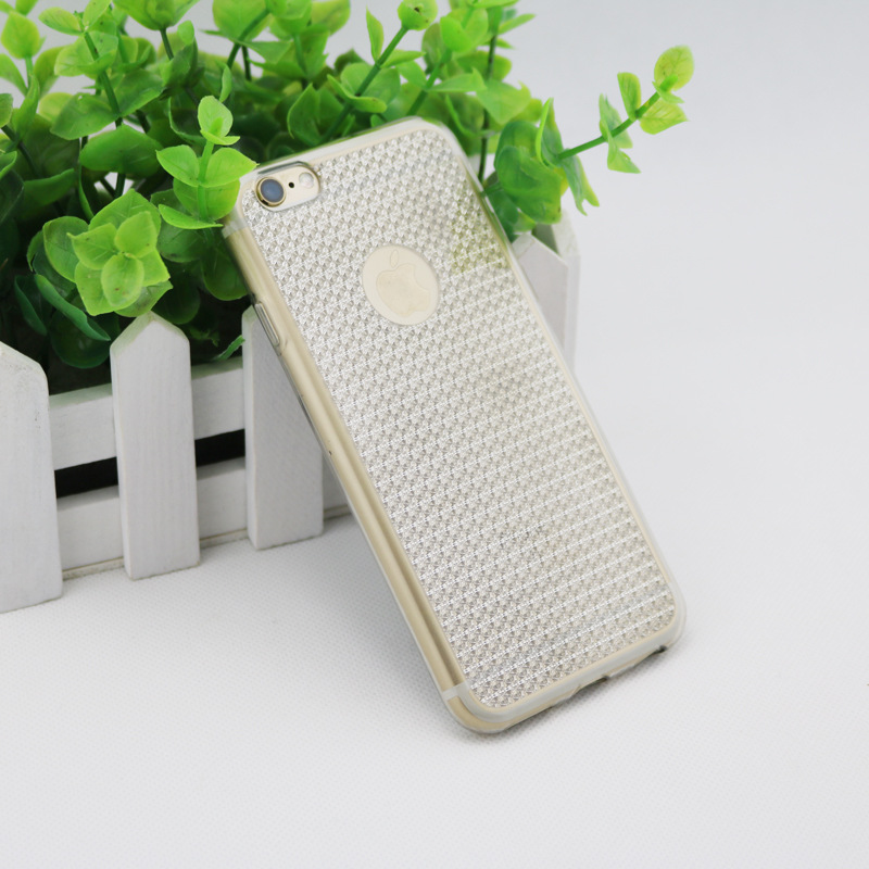水晶手機殼 蘋果5S閃粉水晶保護套 iPhone6 plus手機保護套批發・進口・工廠・代買・代購