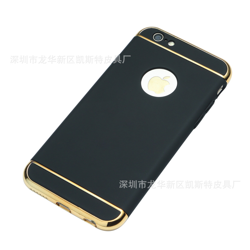 iphone6S三合一手機殼 Iphone 6PLUS上下電鍍全包pc噴油三合一批發・進口・工廠・代買・代購