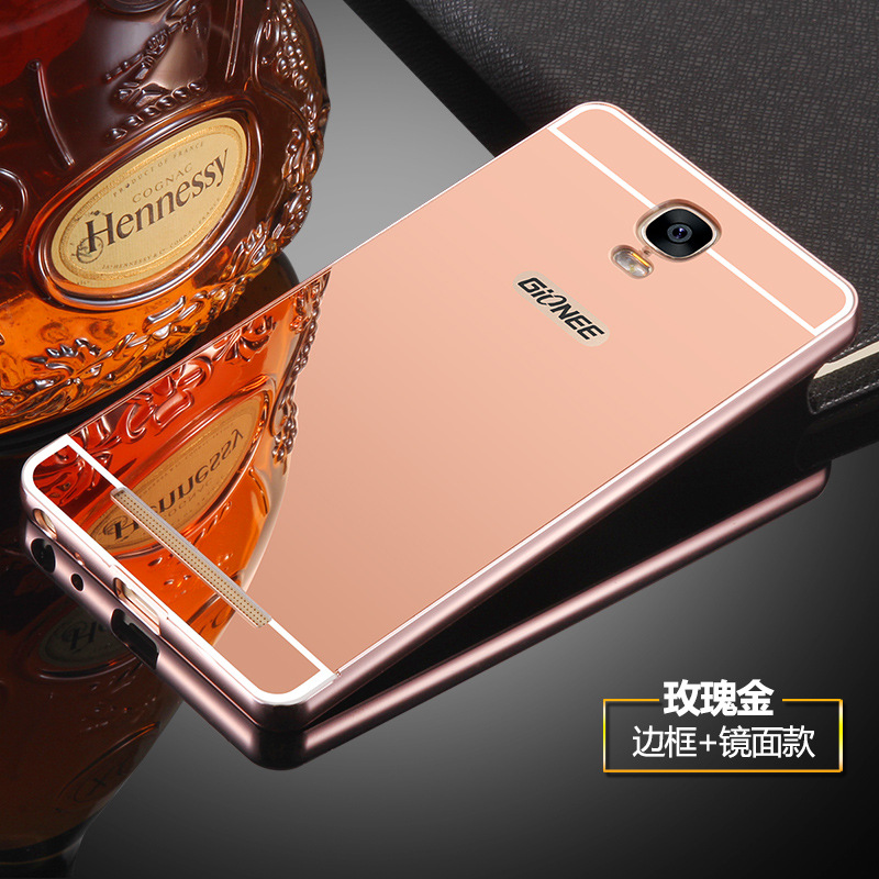 金立m5plus手機殼硬防摔簡約金力m5plus金屬鏡麵邊框gn8001批發・進口・工廠・代買・代購