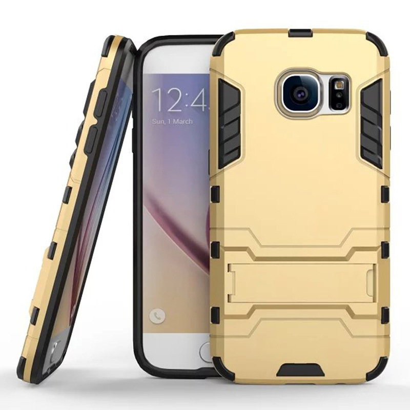 熱款三星S7 Edge二合一支架手機保護殼三星系列S6 S7鋼鐵俠保護套批發・進口・工廠・代買・代購