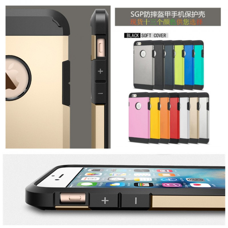 新款IP6S手機殼 盔甲保護套二合一 iP6S plus 防摔盔甲殼現貨批發・進口・工廠・代買・代購