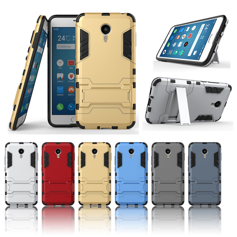 魅族MX6手機殼魅藍E/3s/note3手機套metal防摔支架保護殼mx5工廠,批發,進口,代購