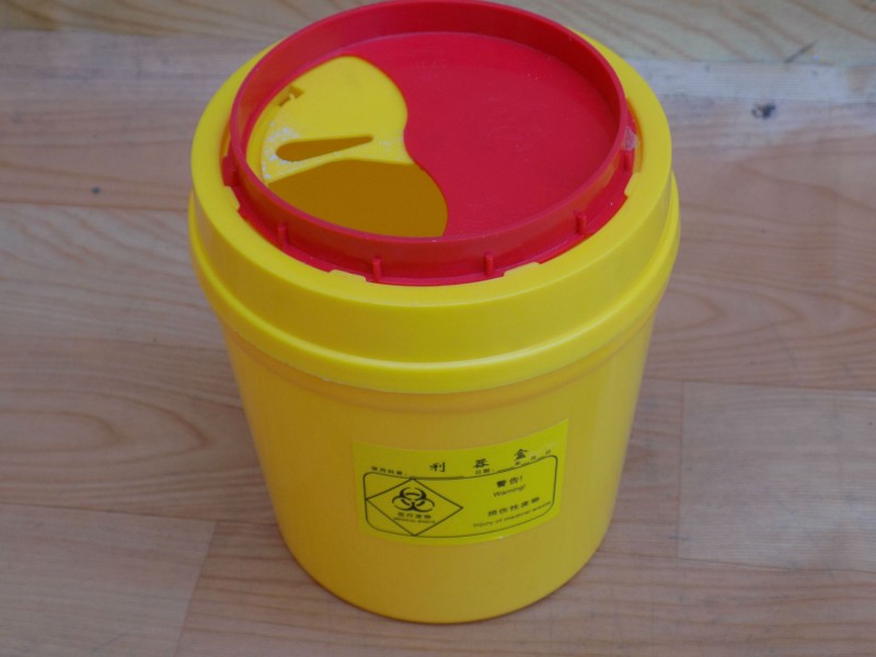 塑料利器盒 圓形銳氣盒1L工廠,批發,進口,代購