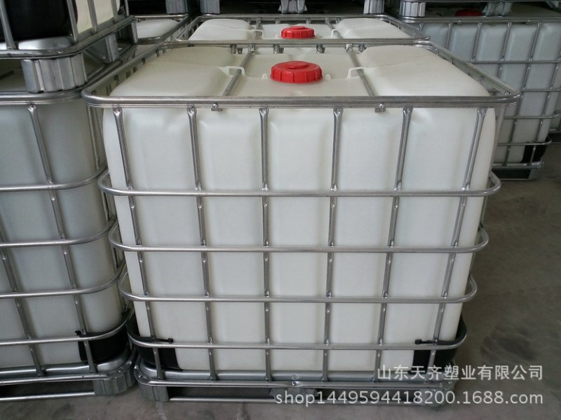 廠傢直銷噸桶1000L1噸塑料罐IBC塑料桶1方滾塑包裝集裝通儲罐水桶工廠,批發,進口,代購