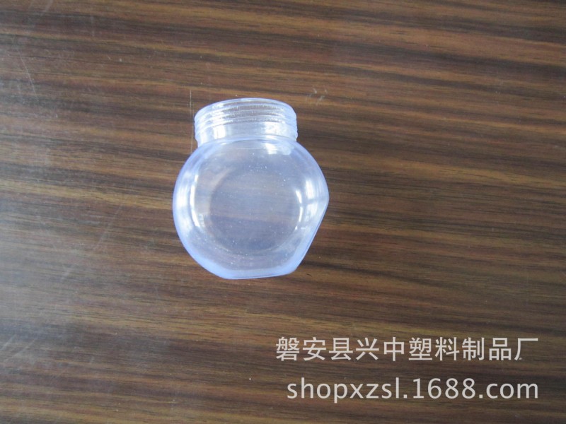 塑料瓶 透明塑料瓶 透明圓形彩蓋塑料瓶 PVC吹塑瓶  可來樣定製工廠,批發,進口,代購