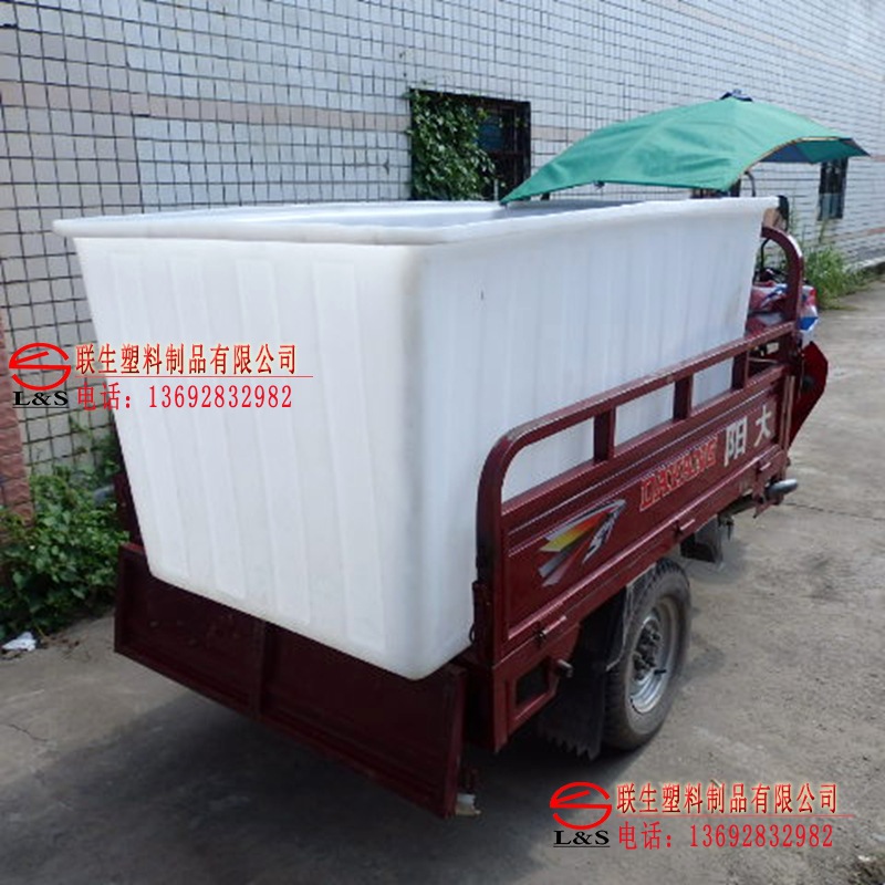 加厚耐酸堿1300L大型養殖水箱 白色全新料防腐蝕塑料方桶 批發批發・進口・工廠・代買・代購