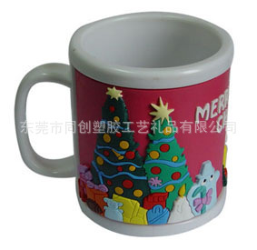 廠傢定做pvc軟膠馬克杯 矽膠滴膠卡通杯子套供應工廠,批發,進口,代購