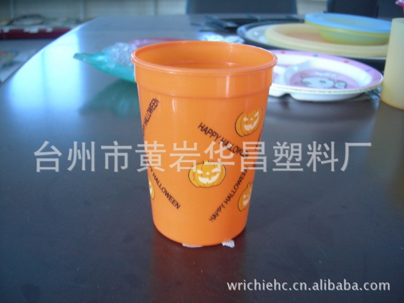 萬聖節一次性杯 塑料水杯 果汁杯 鬼節塑膠杯子 節日杯0330 12oz工廠,批發,進口,代購