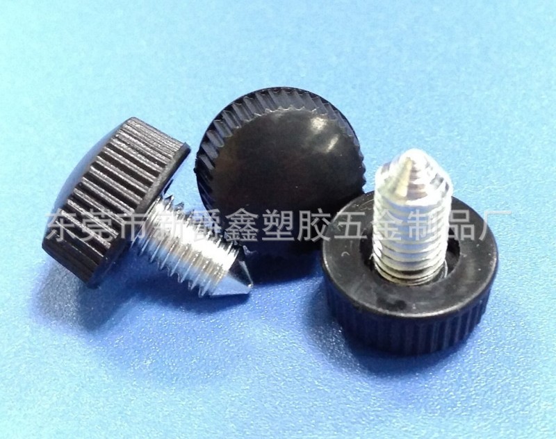 傢具塑料配件14mm-m6圓頭塑膠調節手柄 圓形把手 手柄螺絲工廠,批發,進口,代購