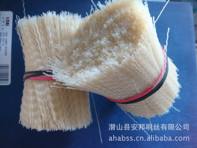 安邦 提供優質 耐磨、耐高溫尼龍PA 0.6mm 黃色波紋刷絲批發・進口・工廠・代買・代購