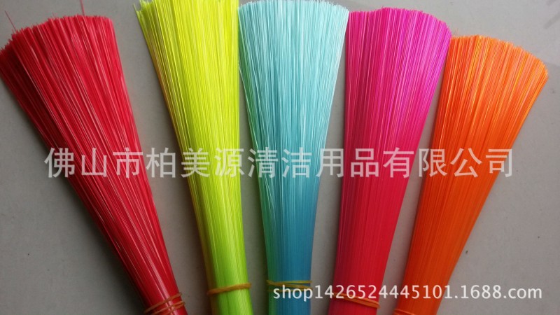 佛山市塑料掃把絲生產廠傢刷絲塑料絲塑料繩PET透明絲和PET復合絲工廠,批發,進口,代購