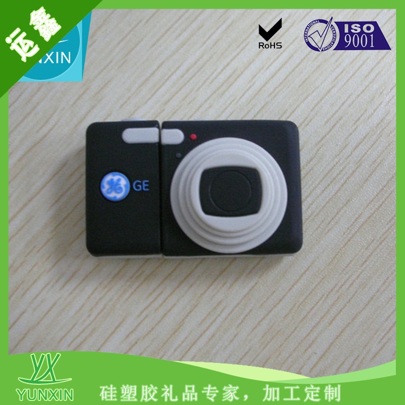 廠傢熱銷  卡通動漫立體相機隨身碟套  PVC塑膠防靜電隨身碟套可定製批發・進口・工廠・代買・代購