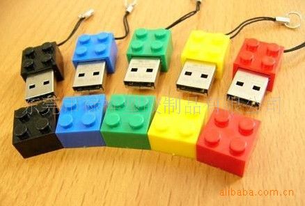 【加工生產】矽膠積木u盤外殼 卡通pvc軟膠隨身碟外殼  方塊隨身碟外殼工廠,批發,進口,代購