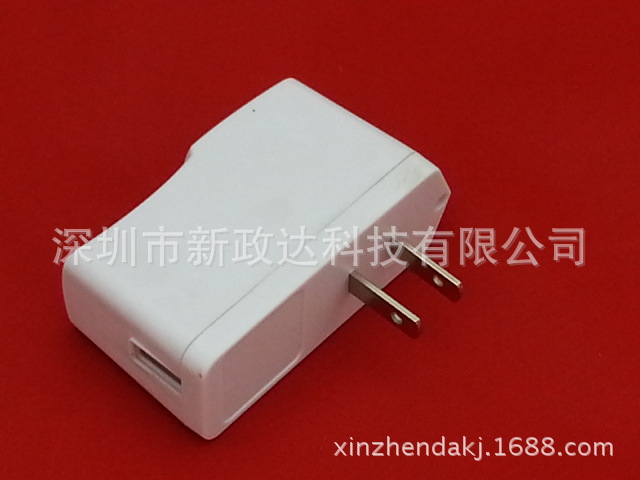 【廠傢直銷】手機充電器XZD-388USB美規白色塑膠外殼工廠,批發,進口,代購