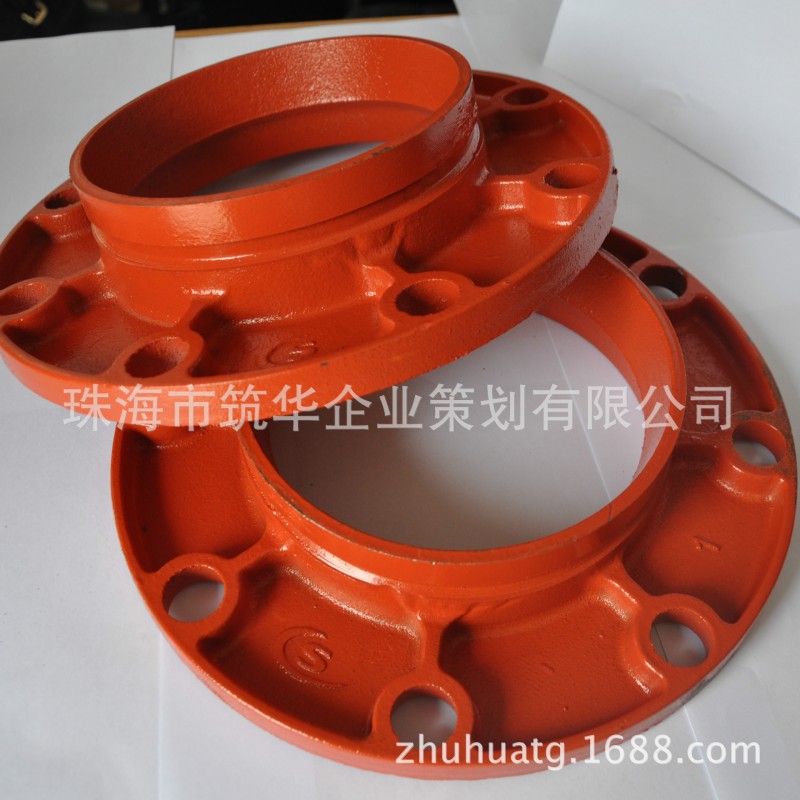 廠傢直銷 耐高壓噴塑消防 球墨鑄鐵溝槽 法蘭接頭工廠,批發,進口,代購