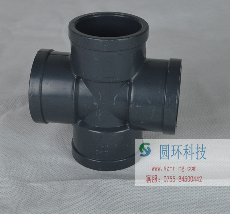 臺灣環琪 美標四通 UPVC四通 SCH80 U-PVC四通 ANSI 化工 耐酸堿工廠,批發,進口,代購