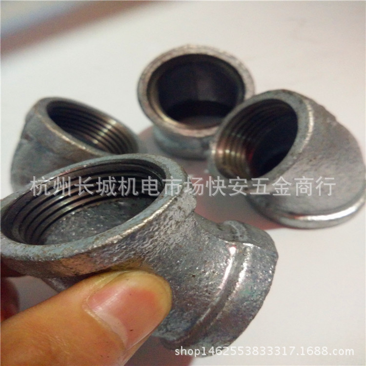 鍍鋅45度彎頭 鍍鋅管件 直彎 瑪鋼管件 4分6分1寸 dn32 40 50 65工廠,批發,進口,代購