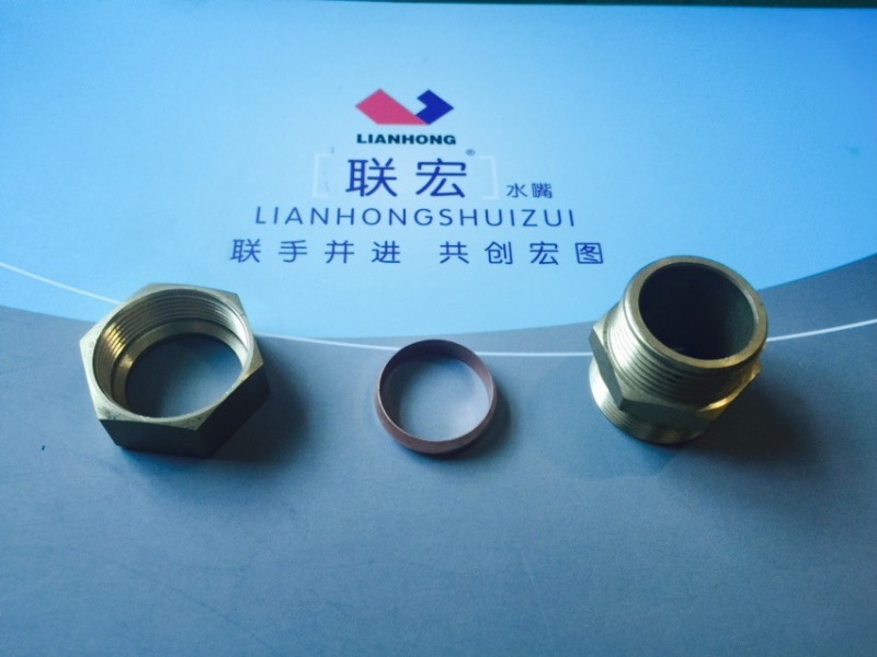 6分卡套出水 銅配件批發 平板太陽能接頭 22卡套直接工廠,批發,進口,代購