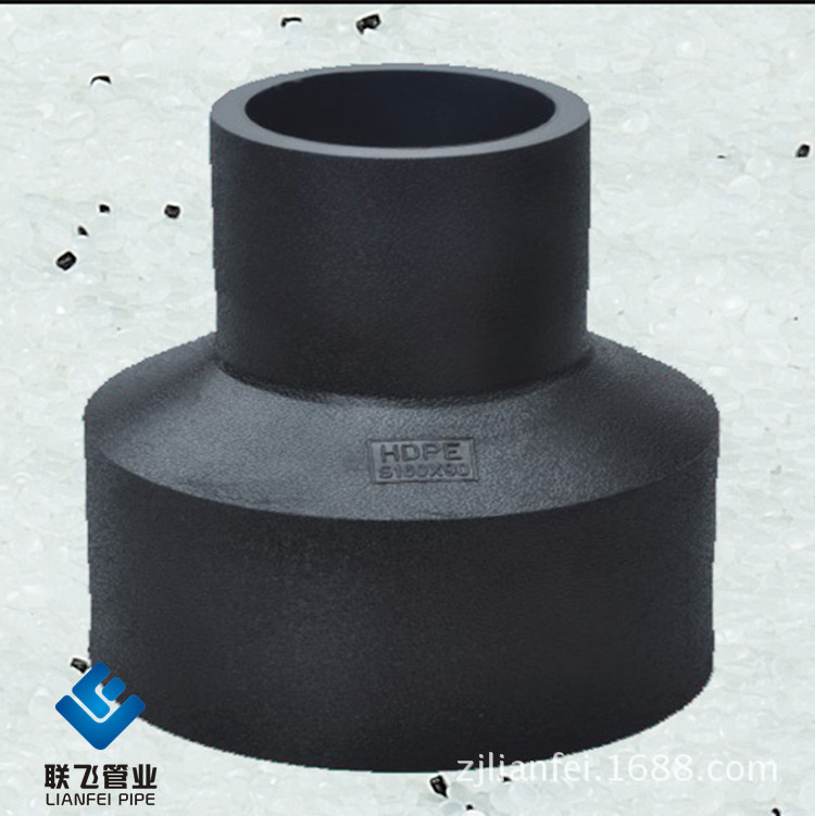直銷供應 耐腐蝕高質量HDPE異徑直接 PE給水管件系列工廠,批發,進口,代購