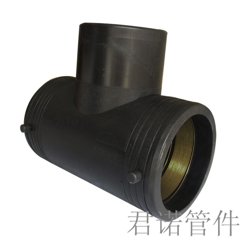 廠傢批發 HDPE電熔三通管件 國標三通虹吸管件 虹吸電熔管件批發・進口・工廠・代買・代購