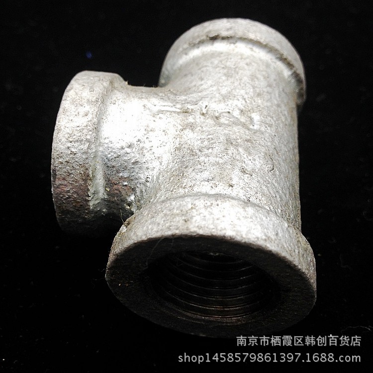 瑪鋼鍍鋅內絲三通 內牙加固 絲扣三通4分 水暖配件 管件 接頭批發・進口・工廠・代買・代購