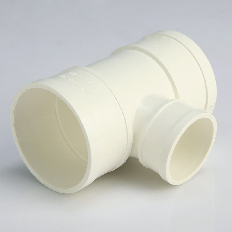 廠傢供應PVC排水管 排水配件塑料異徑順水三通 D75×50工廠,批發,進口,代購