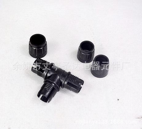 塑料三通配件 落地晾衣架黑色三通 廠傢直銷 加工定製工廠,批發,進口,代購