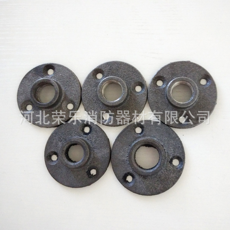 鑄鐵螺紋法蘭復古法蘭盤4分6分1寸1.2寸1.5寸絲扣水管接頭法蘭盤批發・進口・工廠・代買・代購