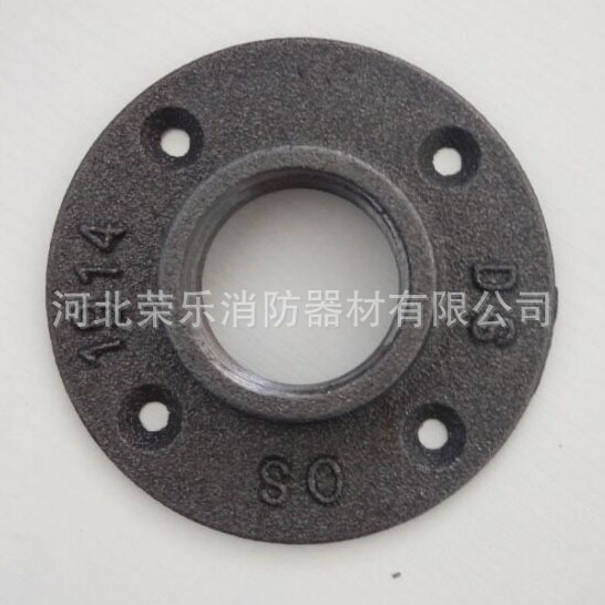 復古鑄鐵DN32法蘭片法蘭盤墻loft固定座盤開牙底座墻座裝飾工廠,批發,進口,代購