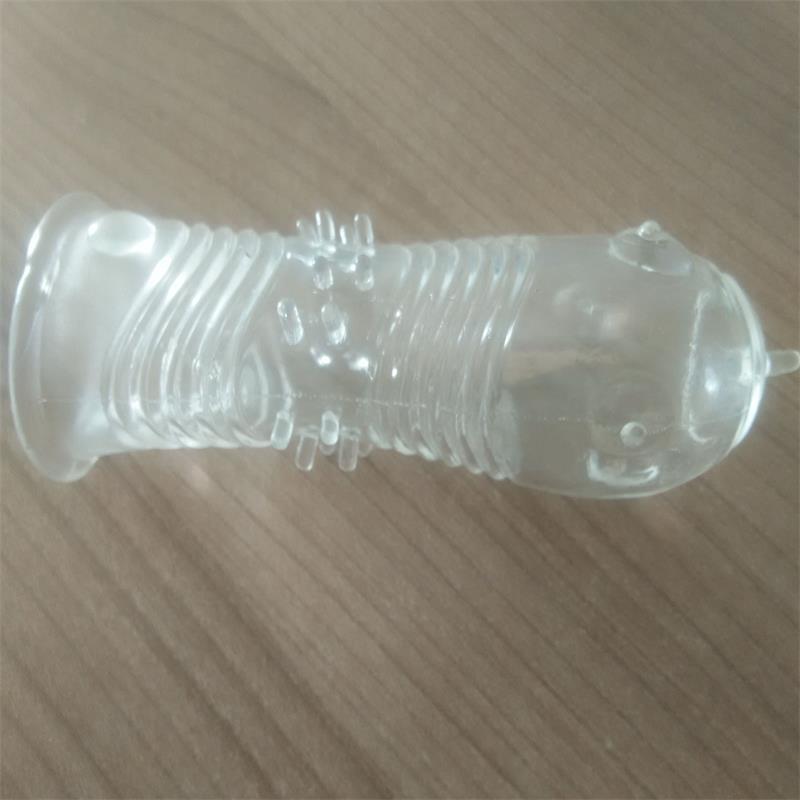 情趣男情趣用品 狼牙套水晶延時套 男性增粗增大器 廠傢直銷工廠,批發,進口,代購